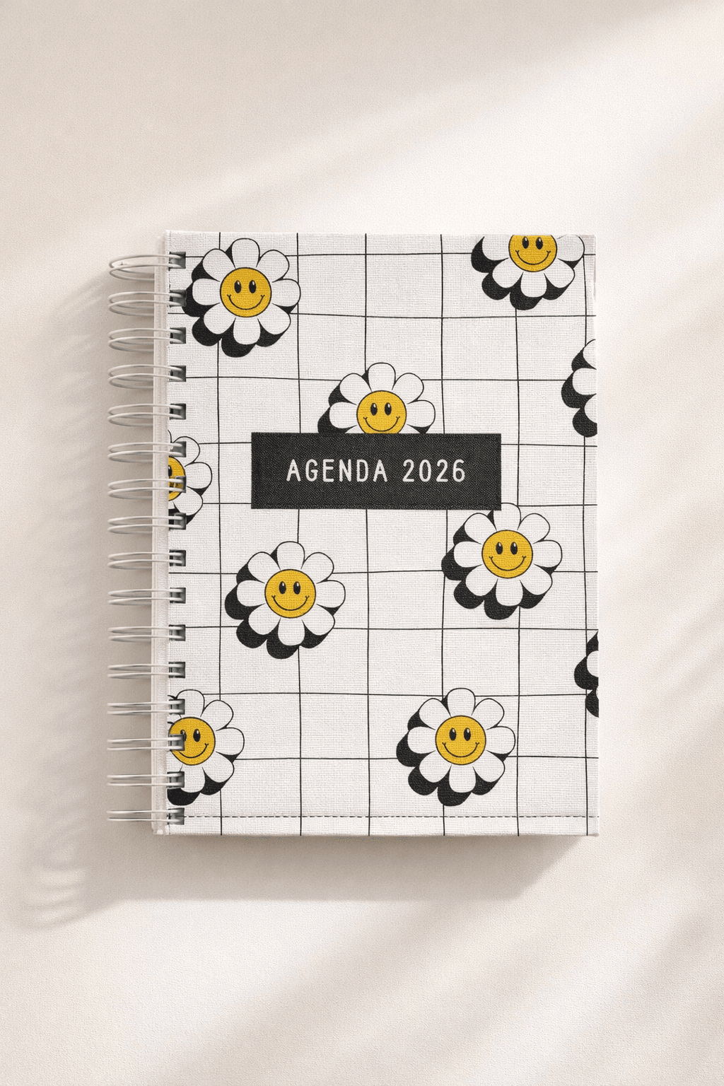 Agenda anual motivo Daisy 2026